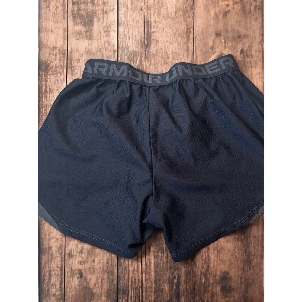 2 Under Armour  Women's Shorts Gray and Black Size XS - Picture 5 of 12